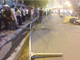 Quận Thanh Xuân xác định nguyên nhân khung sắt công trình rơi khiến 1 người chết