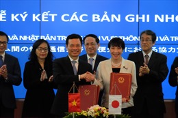 Việt Nam và Nhật Bản ký kết hợp tác trong lĩnh vực thông tin, truyền thông, bưu chính