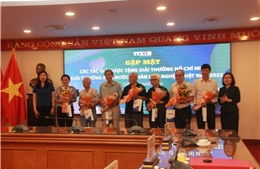 TTXVN gặp mặt các tác giả được tặng giải thưởng Hồ Chí Minh, giải thưởng Nhà nước về văn học nghệ thuật năm 2022