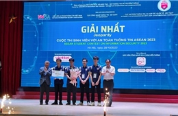Đội Galacticos-4869 đạt giải Nhất cuộc thi &#39;Sinh viên với an toàn thông tin ASEAN 2023&#39;