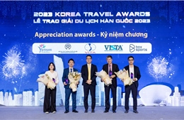 Lễ trao giải Du lịch Hàn Quốc 2023: Việt Nam là thị trường khách hàng đầu Đông Nam Á đến Hàn Quốc