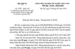 Tán thành phương án nghỉ 9 ngày dịp Tết Âm lịch 2025