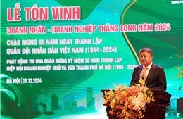 Hà Nội tôn vinh 109 doanh nhân, doanh nghiệp Thăng Long 2024 phát triển bền vững