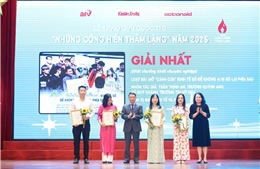 Trao giải Cuộc thi viết ‘Những cống hiến thầm lặng’ năm 2025