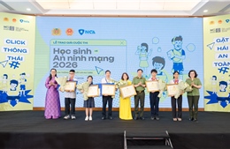 Trao giải cuộc thi 'Học sinh với An ninh mạng 2026' 
