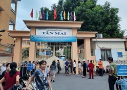 Hà Nội: Hàng loạt học sinh trường Tiểu học Tân Mai nghỉ học 