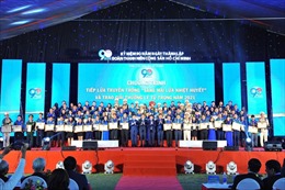 94 cán bộ Đoàn tiêu biểu toàn quốc nhận giải thưởng Lý Tự Trọng năm 2022