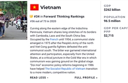 Việt Nam thăng thứ bậc trong bảng xếp hạng các quốc gia tốt nhất về giáo dục 2021