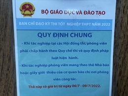 Phóng viên bị cản trở tác nghiệp tại một số điểm thi tốt nghiệp THPT trên địa bàn Hà Nội