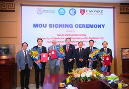 Ba trường đào tạo y dược Việt Nam hợp tác với Trường Y Harvard