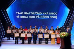 Các công trình được giải thưởng Hồ Chí Minh và Nhà nước có tầm ảnh hưởng lớn