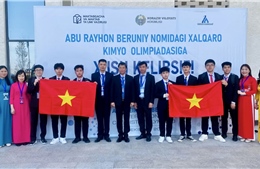 Đoàn Việt Nam xếp thứ nhất tại Olympic Hoá học quốc tế Abu Reikhan Beruniy năm 2023 