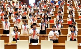 263 đại biểu thiếu nhi họp phiên giả định Quốc hội trẻ em lần thứ I