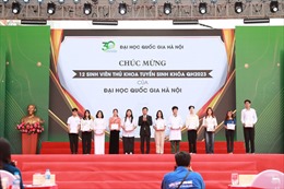 Đại học Quốc gia Hà Nội đón gần 6.000 sinh viên đến Hòa Lạc học tập 
