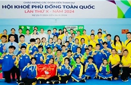 Đoàn TP. Hồ Chí Minh xếp thứ nhất tại Hội khỏe Phù Đổng toàn quốc lần thứ X