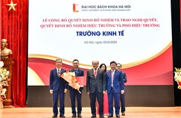 Đại học Bách khoa Hà Nội ra mắt Trường Kinh tế và 4 viện nghiên cứu 