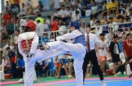 Thi đấu đối kháng môn Taekwondo tại Hội khỏe Phù Đổng toàn quốc lần thứ X 