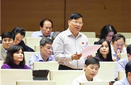 Quốc hội thảo luận ở tổ về các dự án Luật được trình ở nghị trường