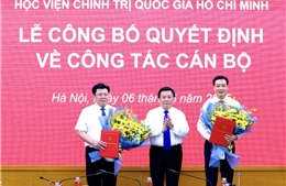 Học viện Chính trị Quốc gia Hồ Chí Minh công bố quyết định công tác cán bộ