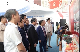 NXBGDVN góp phần tạo nên những khu trưng bày tại khu triển lãm của Bộ Giáo dục và Đào tạo