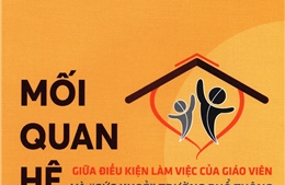 Cuốn sách Mối quan hệ giữa điều kiện của giáo viên và &#39;sức khỏe&#39; trường phổ thông tại Việt Nam 