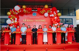 Khai trương Nhà Sách và Thiết bị trường học Nguyễn Tri Phương 