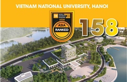 Đại học Quốc gia Hà Nội tiếp tục xếp thứ hạng cao về uy tín học thuật