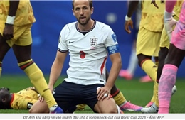 ĐT Anh với viễn cảnh gặp Colombia, Tây Ban Nha và Pháp ở vòng knock-out World Cup 2026