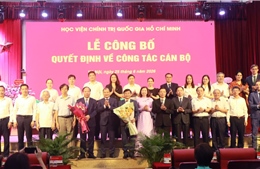 Công bố quyết định về công tác cán bộ Học viện Báo chí và Tuyên truyền