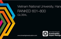 Đại học Quốc gia Hà Nội gia tăng vị trí trong Bảng đánh giá THE Impact Rating 2026