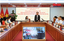 Bộ trưởng Bộ Giáo dục và Đào tạo Hoàng Minh Sơn chia sẻ những vấn đề cốt lõi của ngành giáo dục 