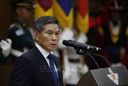 Bộ trưởng Quốc phòng Hàn Quốc, Mỹ, Nhật Bản hội đàm về Triều Tiên