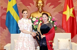 Chủ tịch Quốc hội Nguyễn Thị Kim Ngân tiếp Công chúa kế vị Thụy Điển