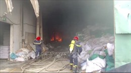 Thông tin chính thức về vụ cháy trong Khu công nghiệp Sóng Thần 2