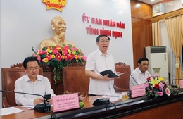 Phó Thủ tướng Vương Đình Huệ làm việc tại Bình Định