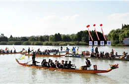 Vietnam Airlines tham gia Giải đua thuyền rồng quốc tế Thượng Hải