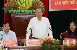 Phó Thủ tướng Trương Hòa Bình làm việc với lãnh đạo tỉnh Kon Tum ​