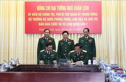 Thiếu tướng Nguyễn Hồng Thái tiếp nhận chức vụ Tư lệnh Quân khu 1
