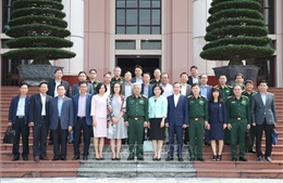 Thượng tướng Nguyễn Chí Vịnh tiếp các Trưởng Cơ quan đại diện Việt Nam tại nước ngoài