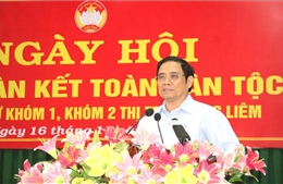 Trưởng Ban Tổ chức Trung ương Phạm Minh Chính dự Ngày hội Đại đoàn kết tại Vĩnh Long