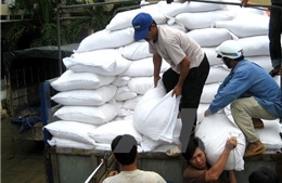 Cấp phát gạo hỗ trợ cho học sinh vùng đặc biệt khó khăn tại Ninh Thuận