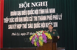 Cử tri Hà Nam kiến nghị giải quyết hiệu quả ô nhiễm môi trường nước sông Nhuệ, sông Đáy