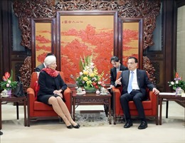 IMF và Trung Quốc cam kết thúc đẩy thương mại tự do