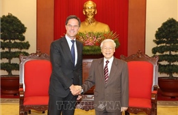 Tổng Bí thư, Chủ tịch nước Nguyễn Phú Trọng tiếp Thủ tướng Hà Lan Mark Rutte