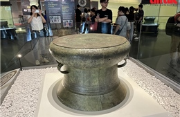 Gần 100 hiện vật quý từ thời các vua Hùng được trưng bày tại Bảo tàng Hà Nội
