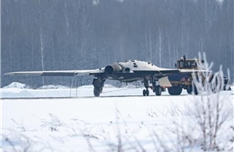 Chiêm ngưỡng UAV S-70 ‘Okhotnik’ siêu hạng của Nga