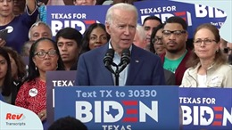 ‘Siêu Thứ Ba’ bầu cử Mỹ: Ông Joe Biden giành chiến thắng quan trọng tại Texas