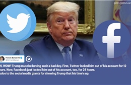 Facebook khóa tài khoản cựu Tổng thống Mỹ Trump 2 năm 