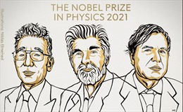Ba nhà khoa học Mỹ, Đức, Italy giành Giải Nobel Vật lý năm 2021 
