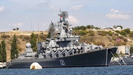 Kỳ hạm của Hạm đội Biển Đen Hải quân Nga chìm sau vụ nổ lớn ngoài khơi Ukraine
